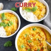 Instant Pot Red Lentil Curry