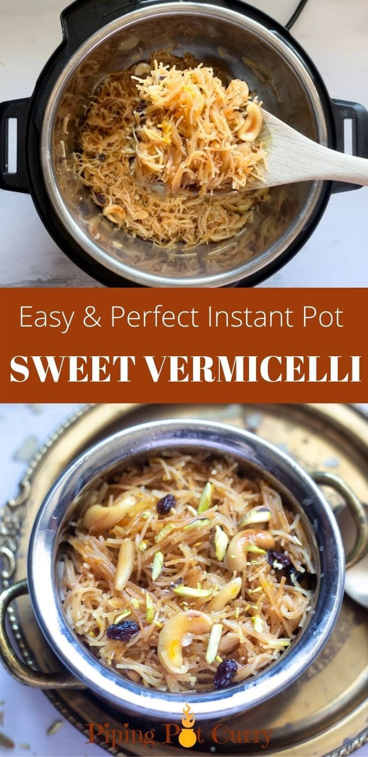Sweet Vermicelli (Meethi Seviyan) - Piping Pot Curry