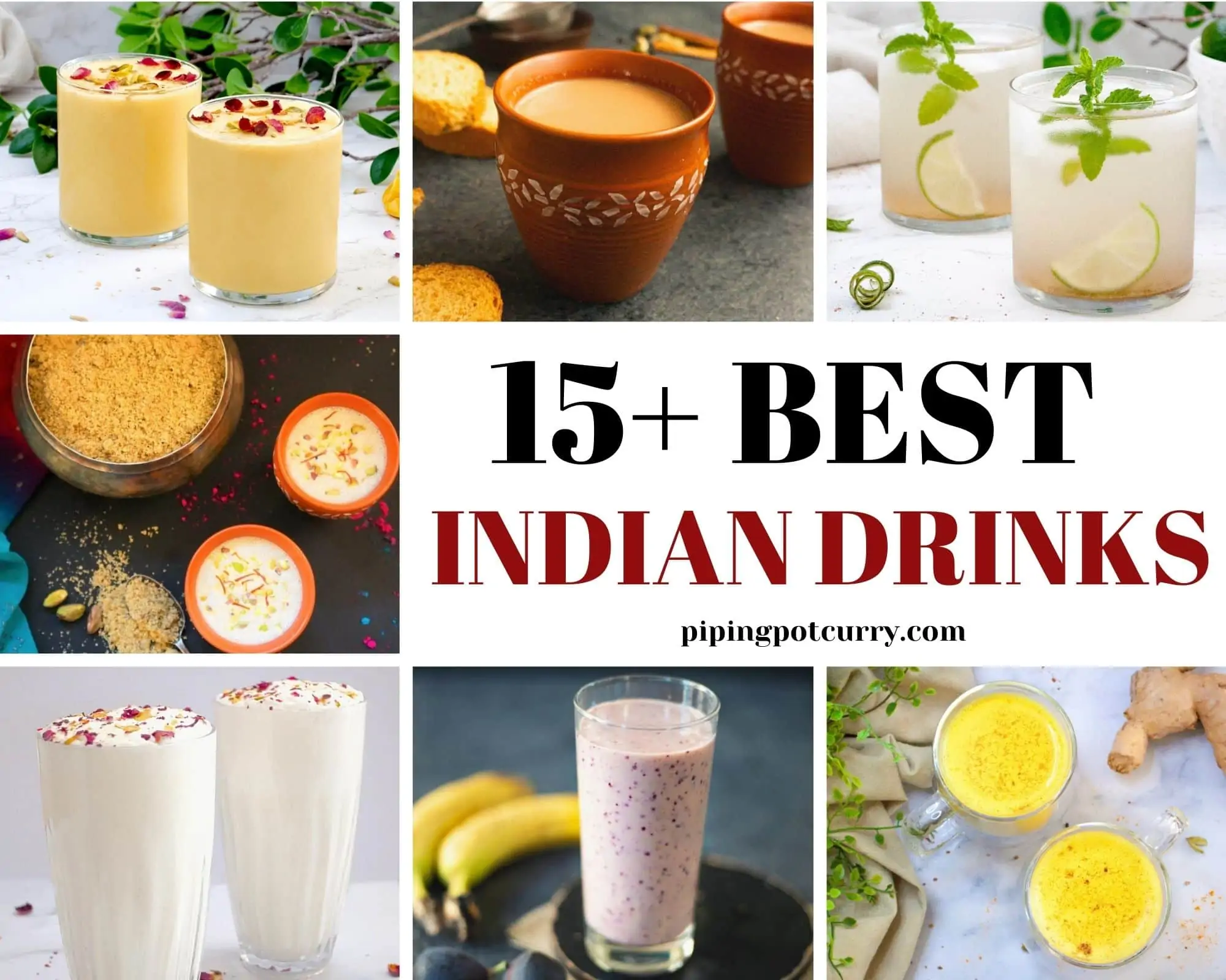 15+ best indian drinks collage