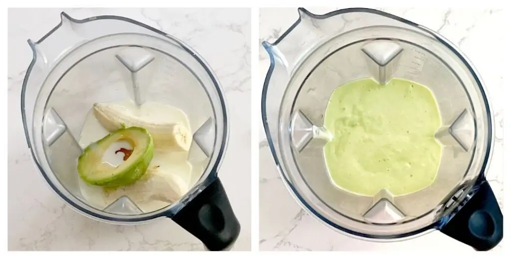 How to make avocado banana smoothie