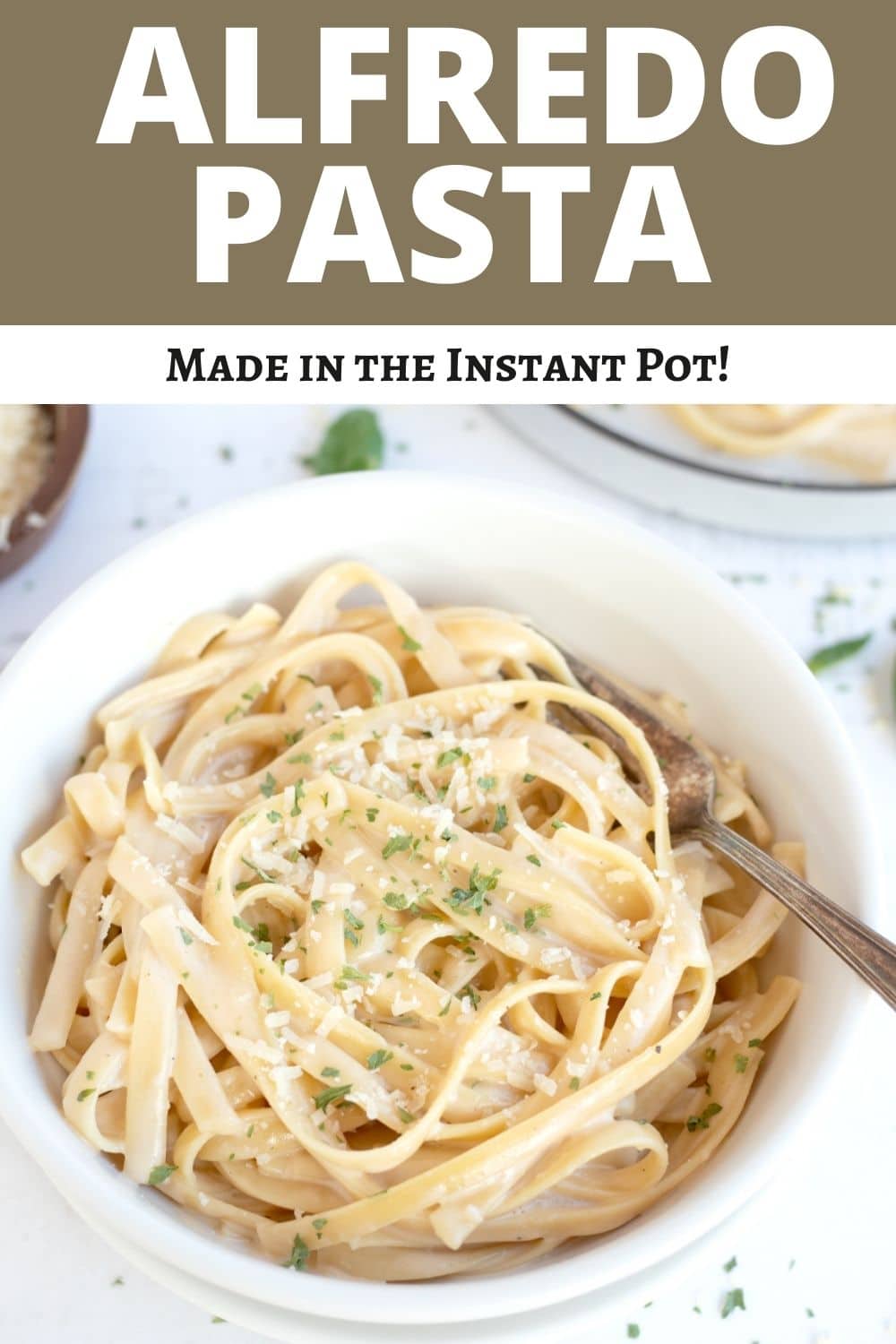 Easy Instant Pot Fettuccini Alfredo Piping Pot Curry