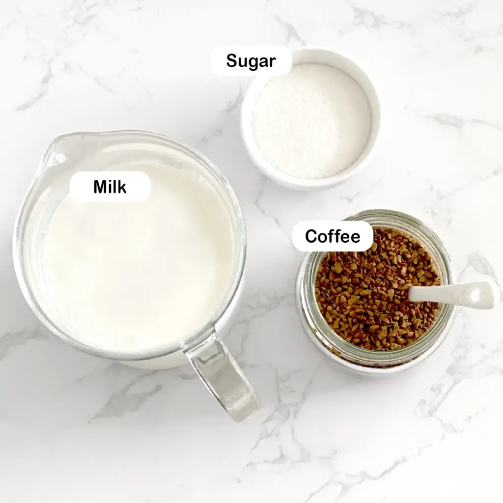 Ingredients you'll need to make coffee