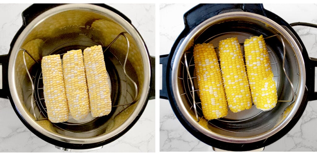 Amazing Easy Instant Pot Corn on the Cob Piping Pot Curry