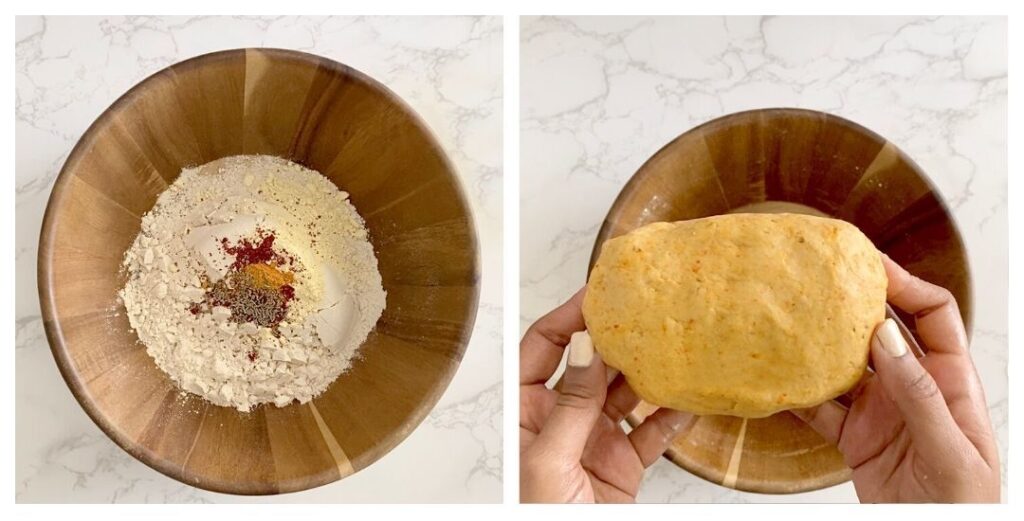 make dal dhokli dough