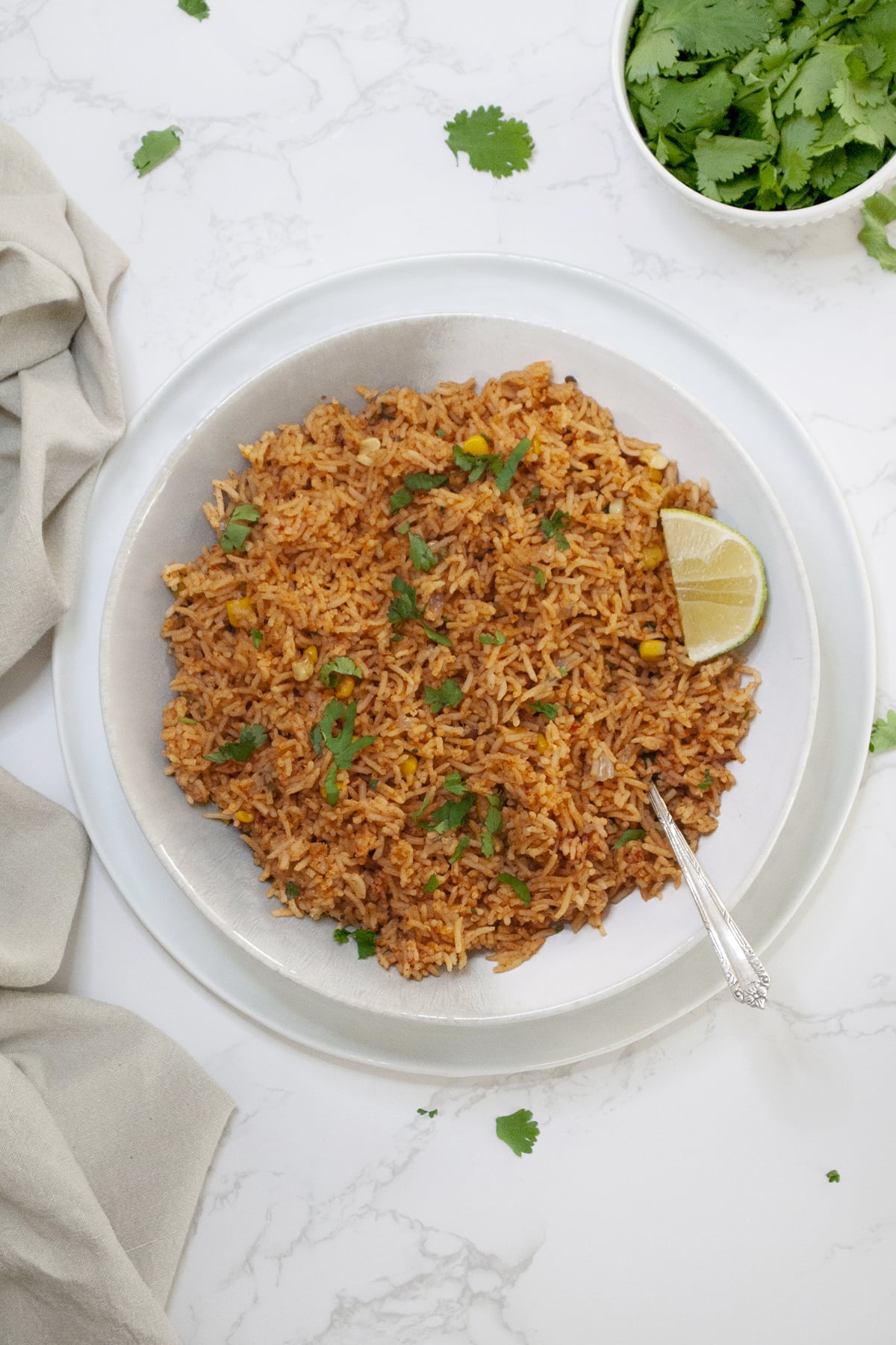 Indian Turmeric Yellow Rice - Piping Pot Curry