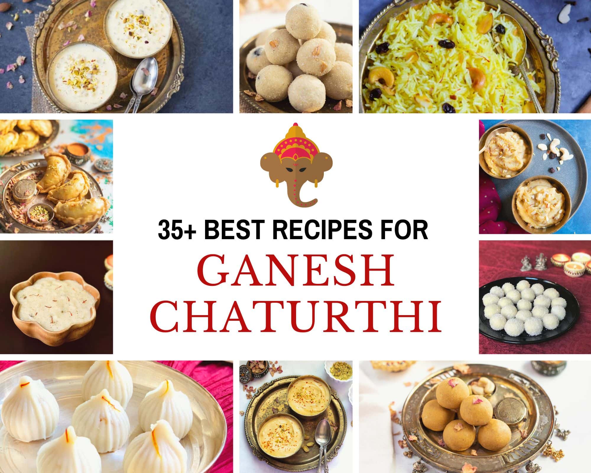 35+ Best Ganesh Chaturthi Recipes for 2024 - Piping Pot Curry