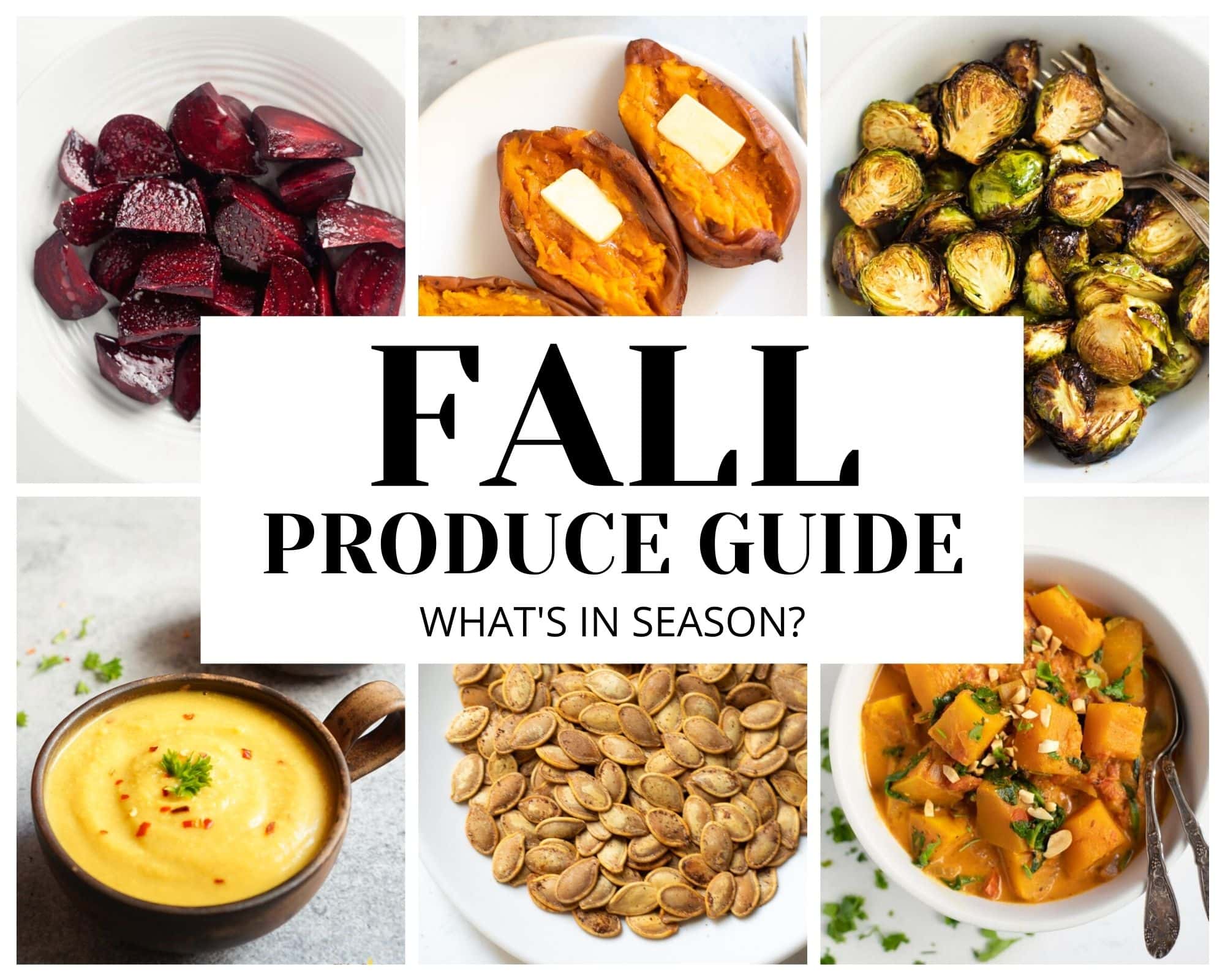 Seasonal Produce  Fall Fruits   Vegetables - 12