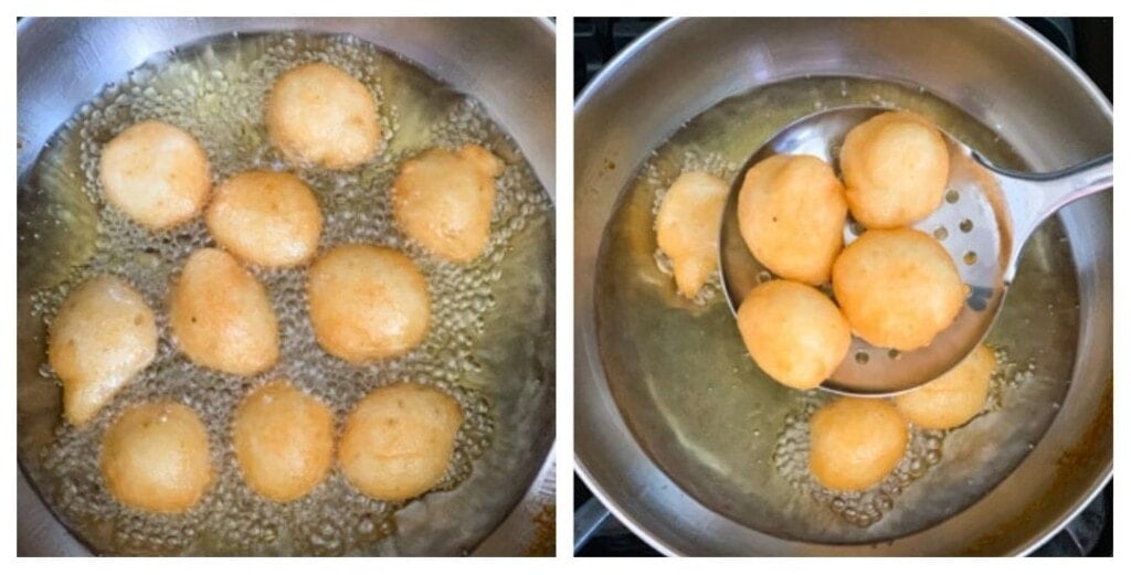 Dahi Vada fried balls 