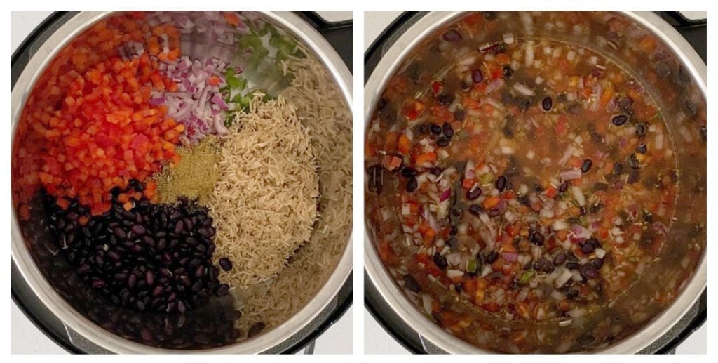 How to make brown rice and beans