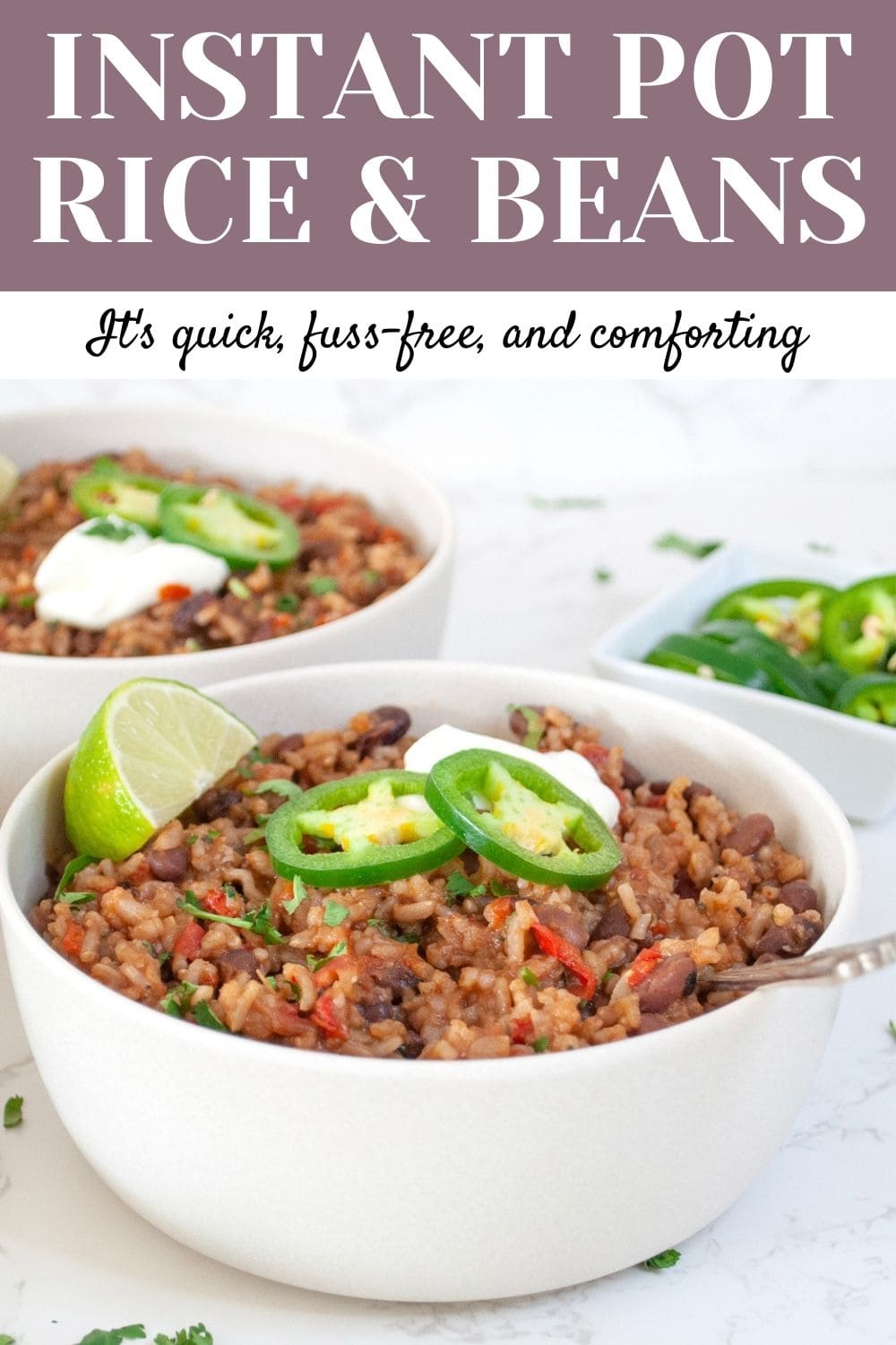 Easy Instant Pot Rice & Beans - Piping Pot Curry