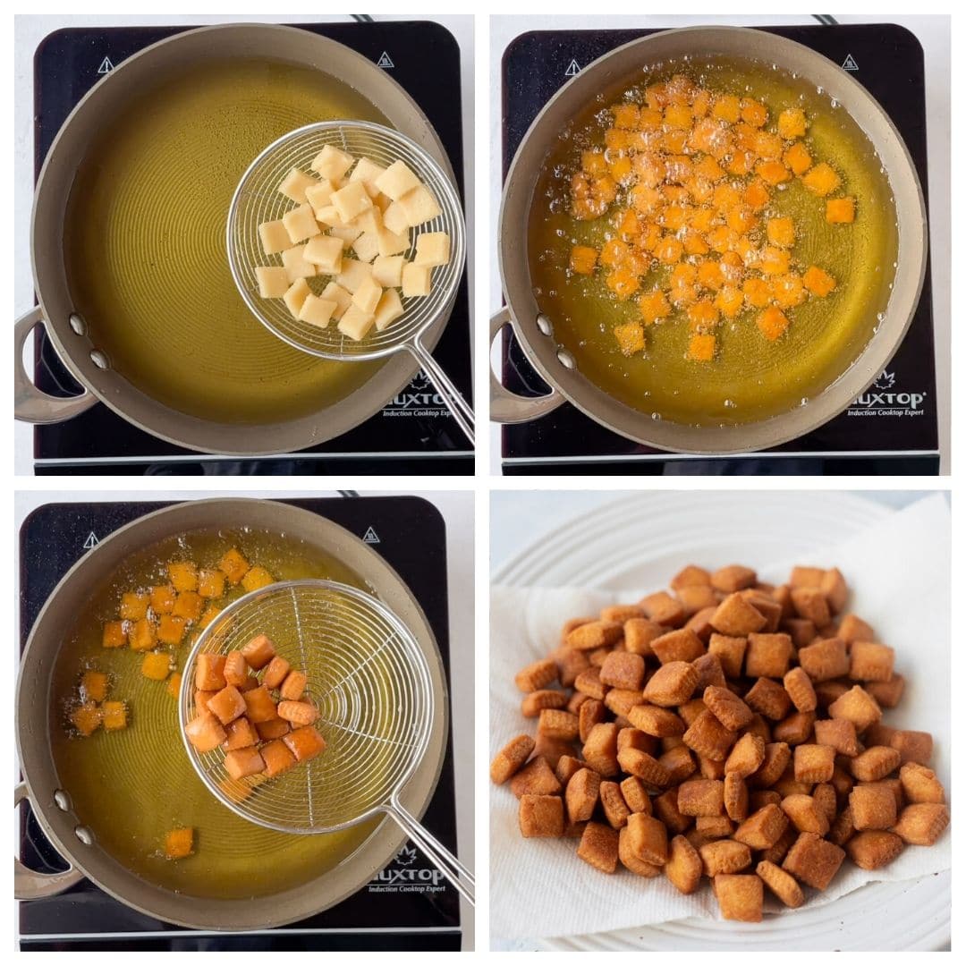 Steps to Fry Shakarpara