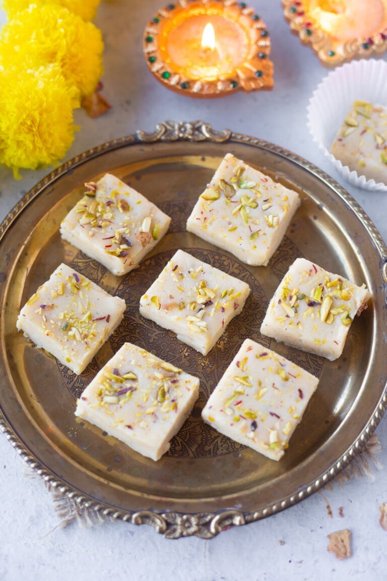 Kalakand (Easy 30Minute Recipe) Piping Pot Curry