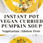 Creamy Vegan Curried Pumpkin Soup