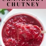 Cranberry chutney