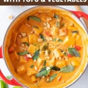 Vegan Panang Curry with Tofu   Vegetables - 3