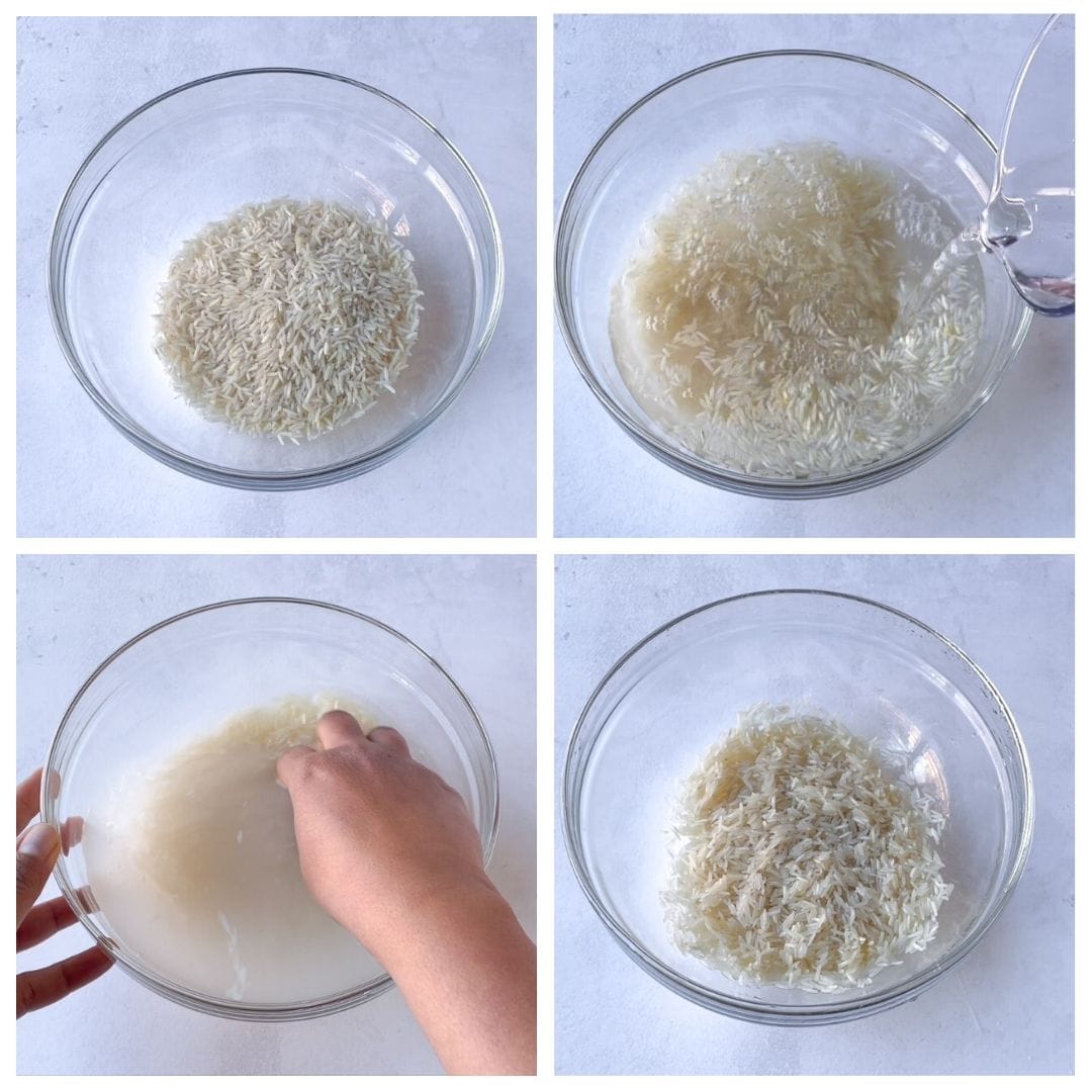 How to wash rice