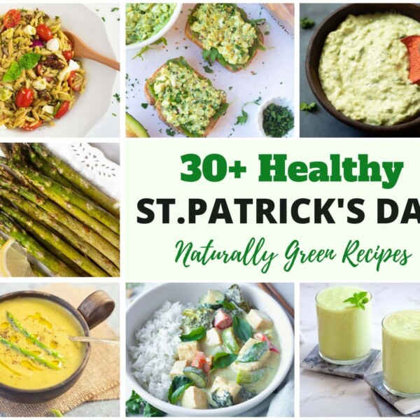 30+ Healthy Naturally Green Vegetarian St. Patrick's Day Recipes