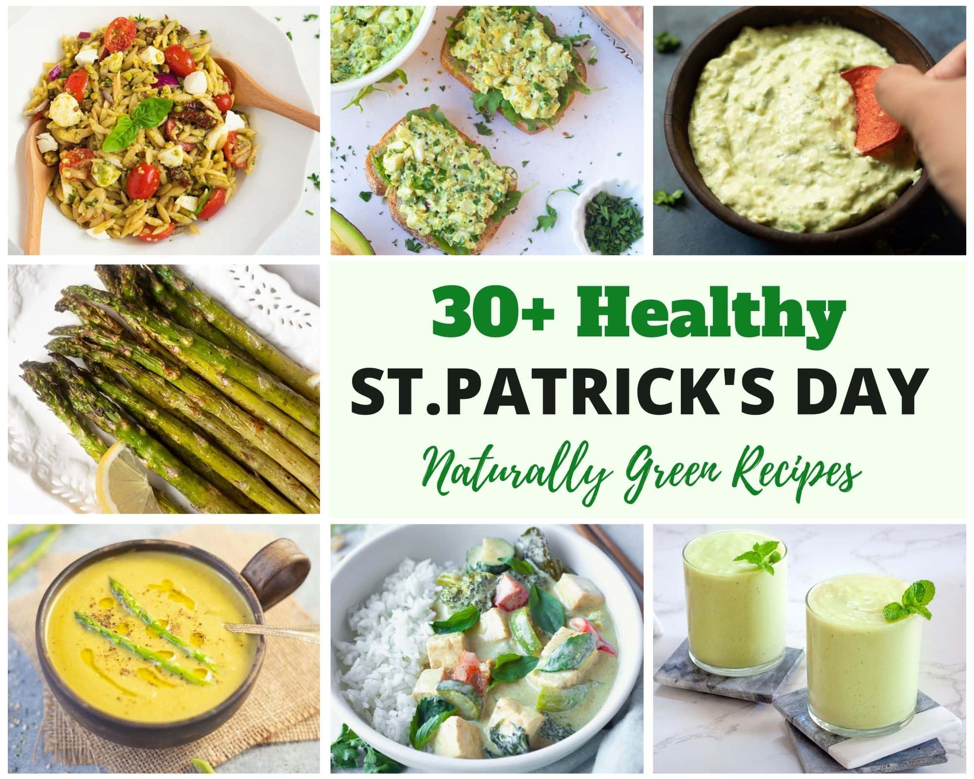 30+ Healthy Naturally Green Vegetarian St. Patrick's Day Recipes