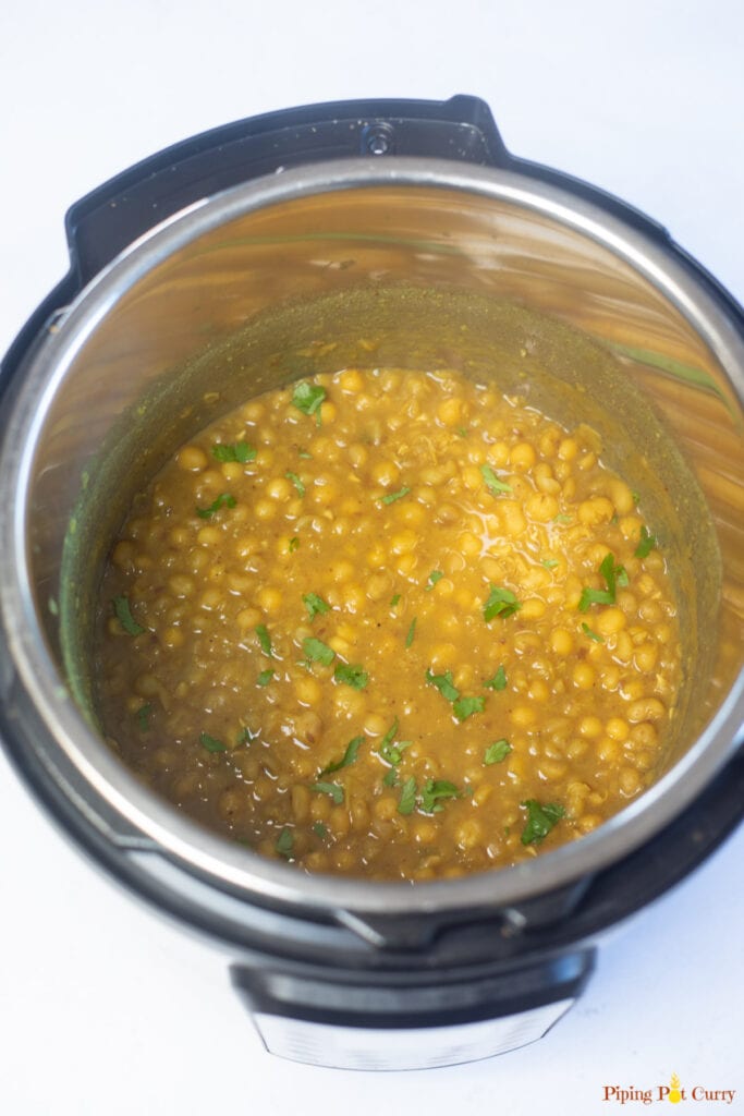 instant pot ragda recipe - Piping Pot Curry