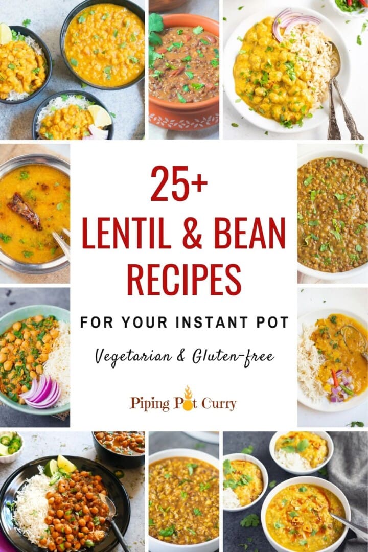 25+ lentil and bean recipes for instant pot