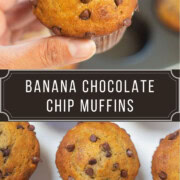 Easy Banana Chocolate Chip Muffins - 19