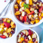 Fruit Chaat served in 3 bowls