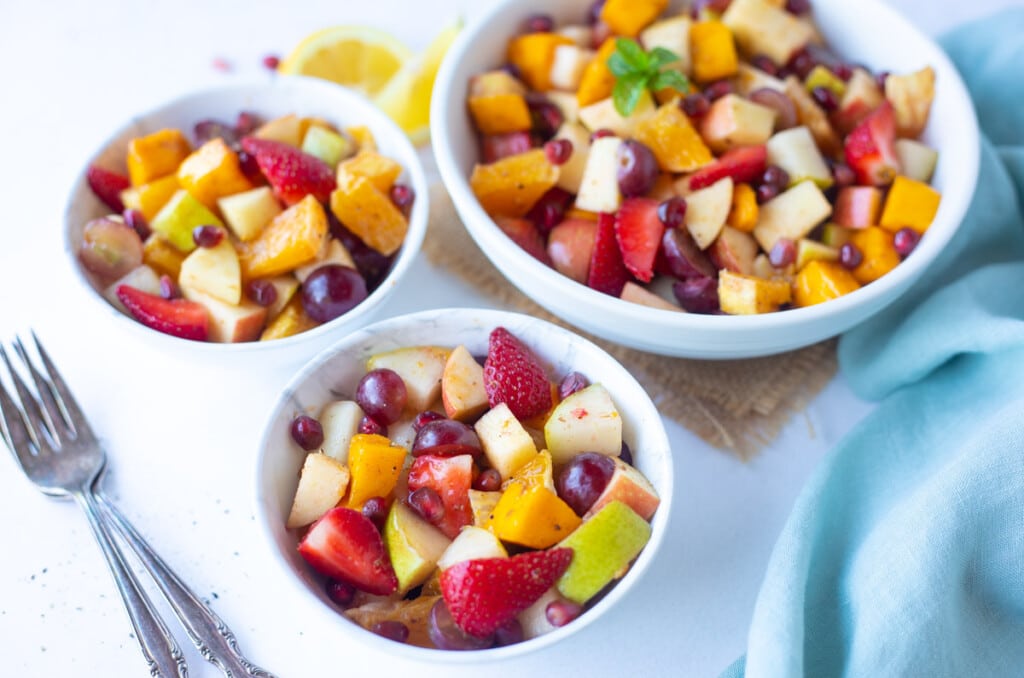 Fruit Chaat (Fruit Salad with Chaat Masala) - Piping Pot Curry