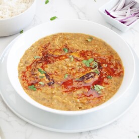 Panchmel Dal (Rajasthani Panchratna Dal) - Piping Pot Curry