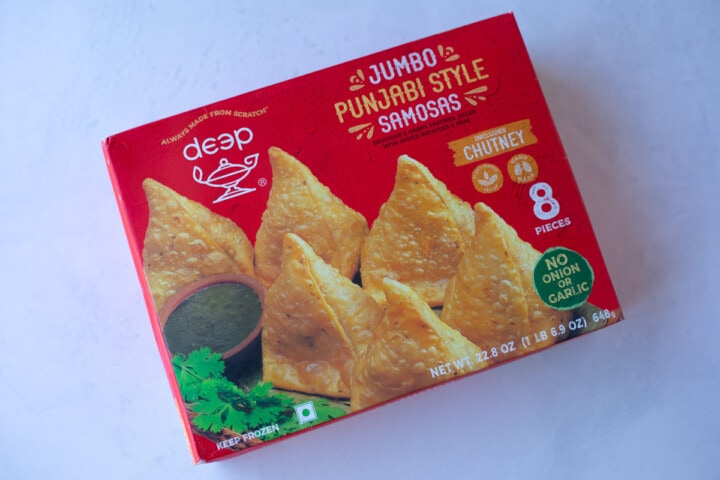 Frozen Punjabi Samosa package 