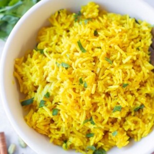 Indian Turmeric rice