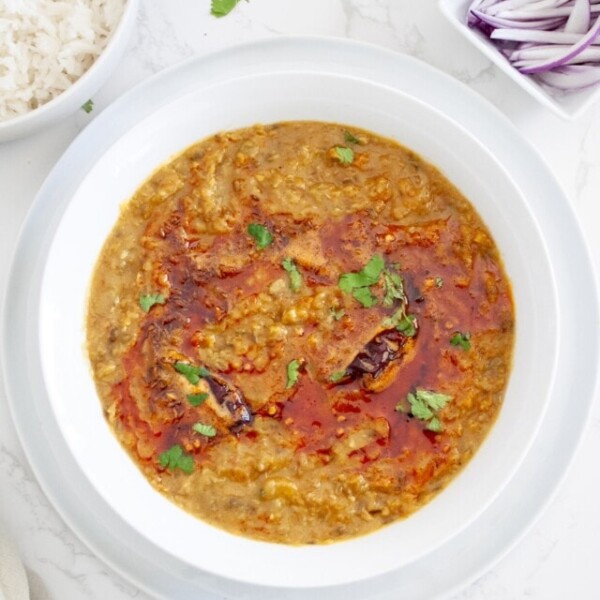 comforting one-pot Indian mixed lentil soup