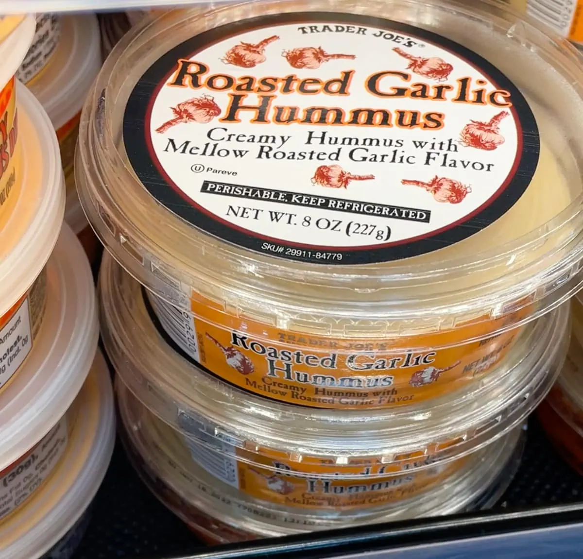 Trader Joe's Roasted Garlic Hummus 