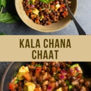 Kala Chana Chaat  Black Chickpea Salad  - 54