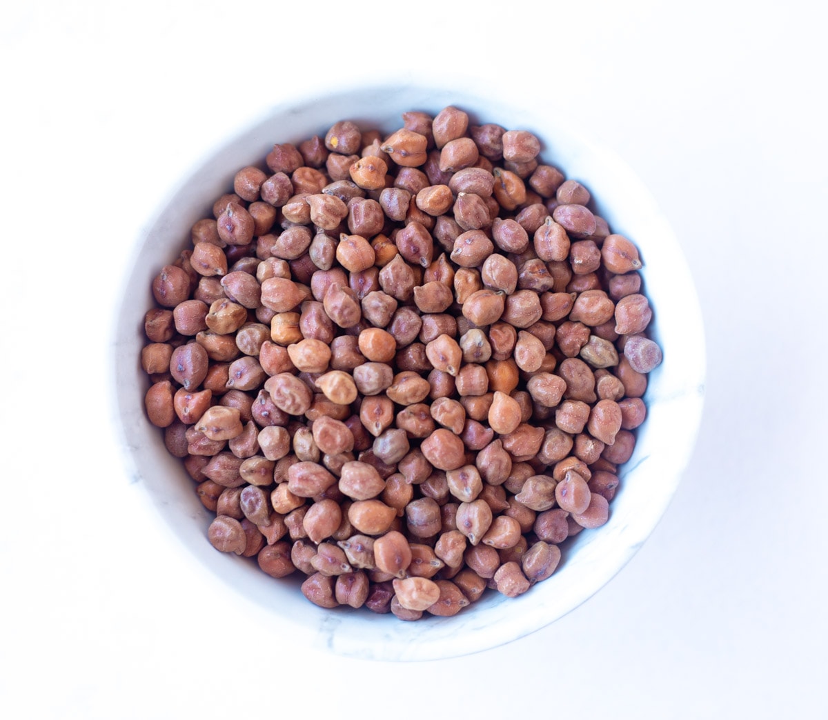 Black Chickpea, also called Kala Chana in a white bowl