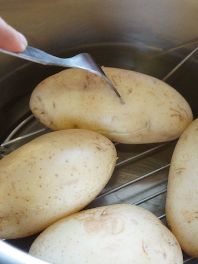 Perfectly cooked potatoes