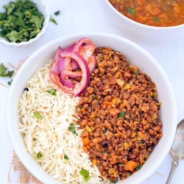 Horsegram Dal with rice