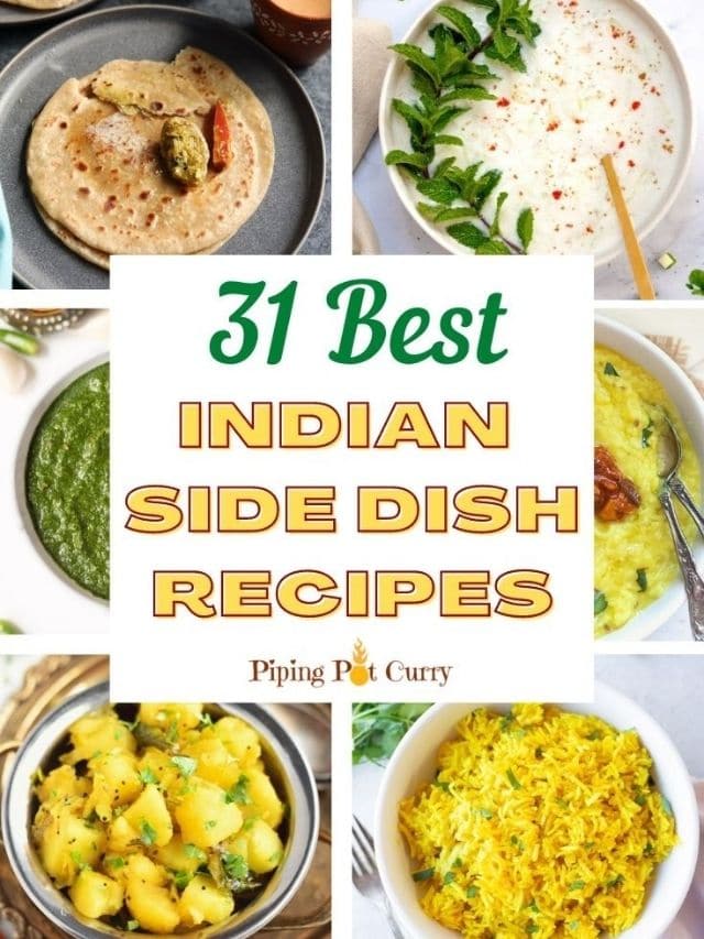 31 Popular Indian Side Dishes - Piping Pot Curry