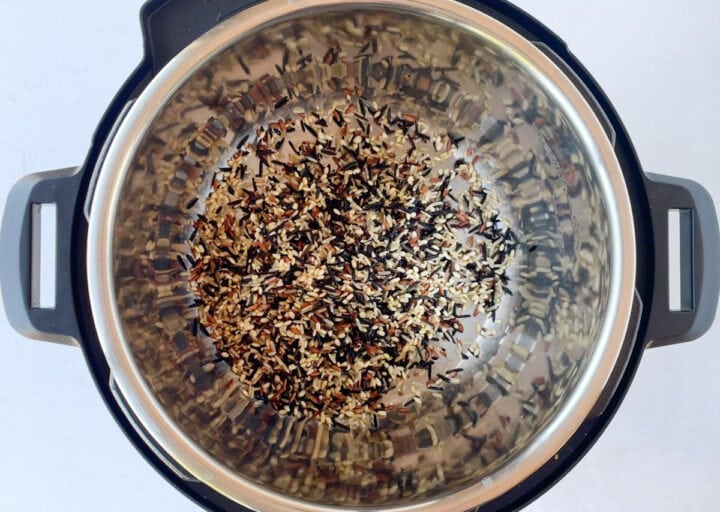 Instant Pot Wild Rice Blend Piping Pot Curry