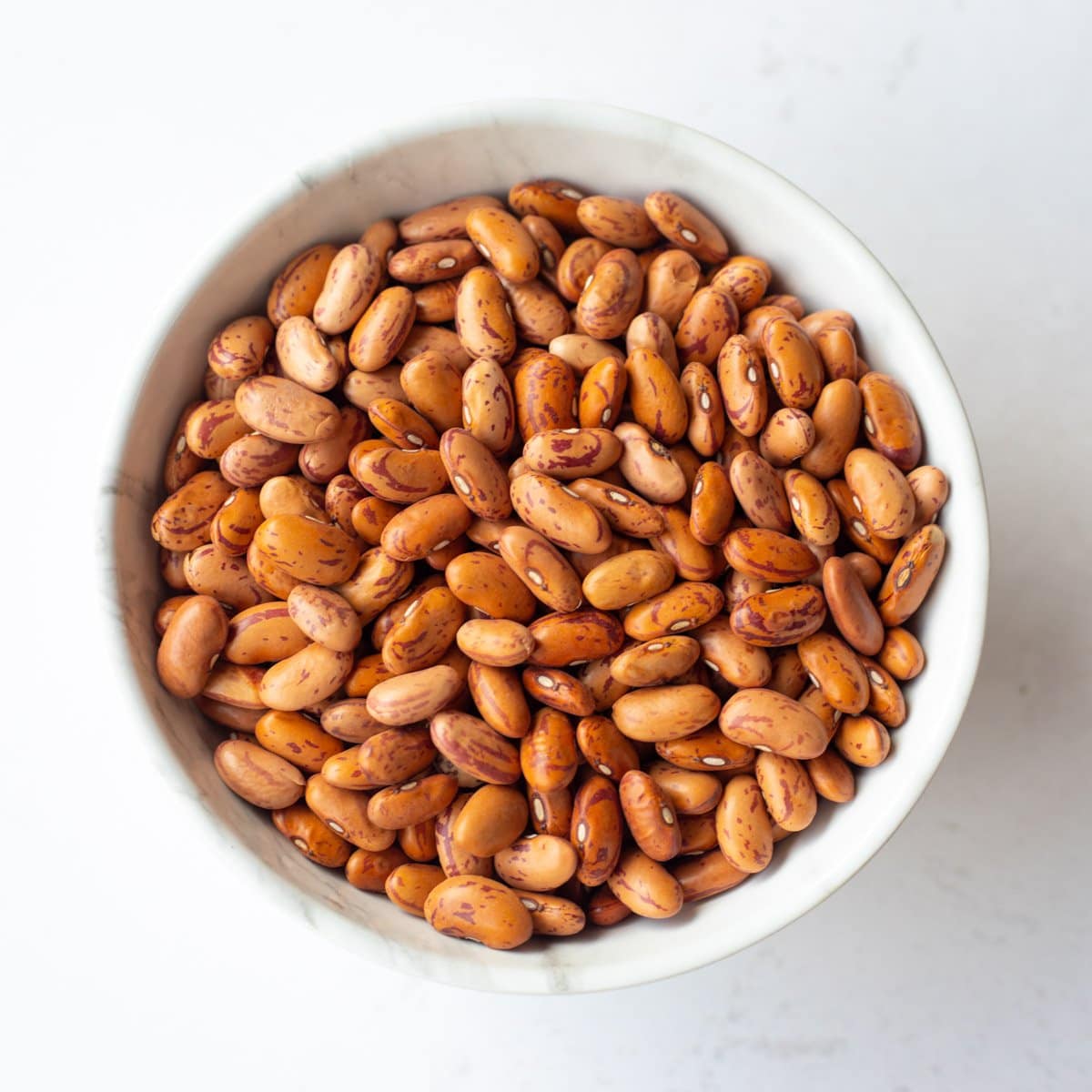 Red Kidney Beans (Rajma) in a white bowl 