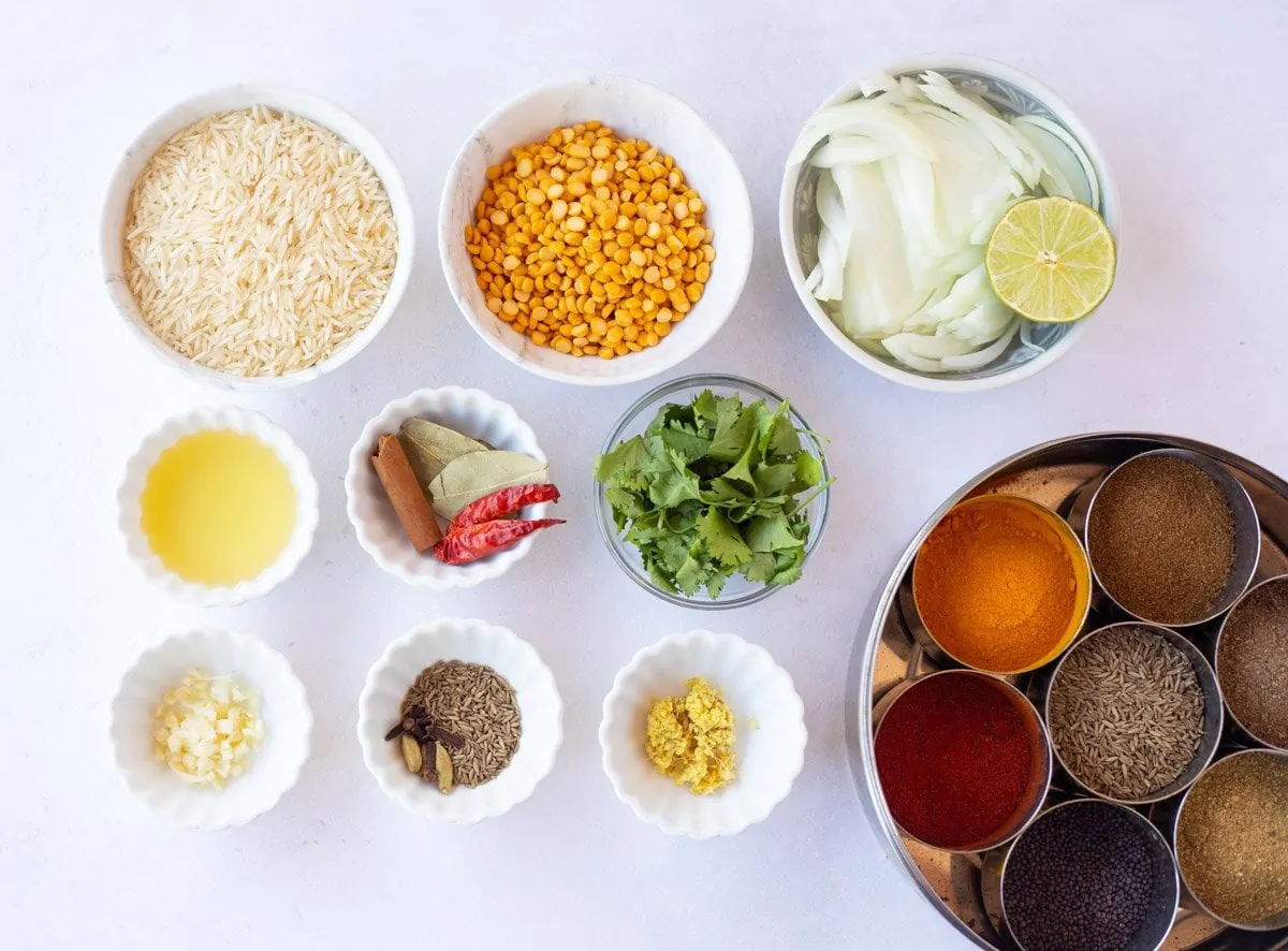 Chana Dal Pulao Ingredients