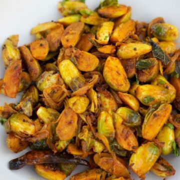 stir-fried Indian Brussel Sprouts