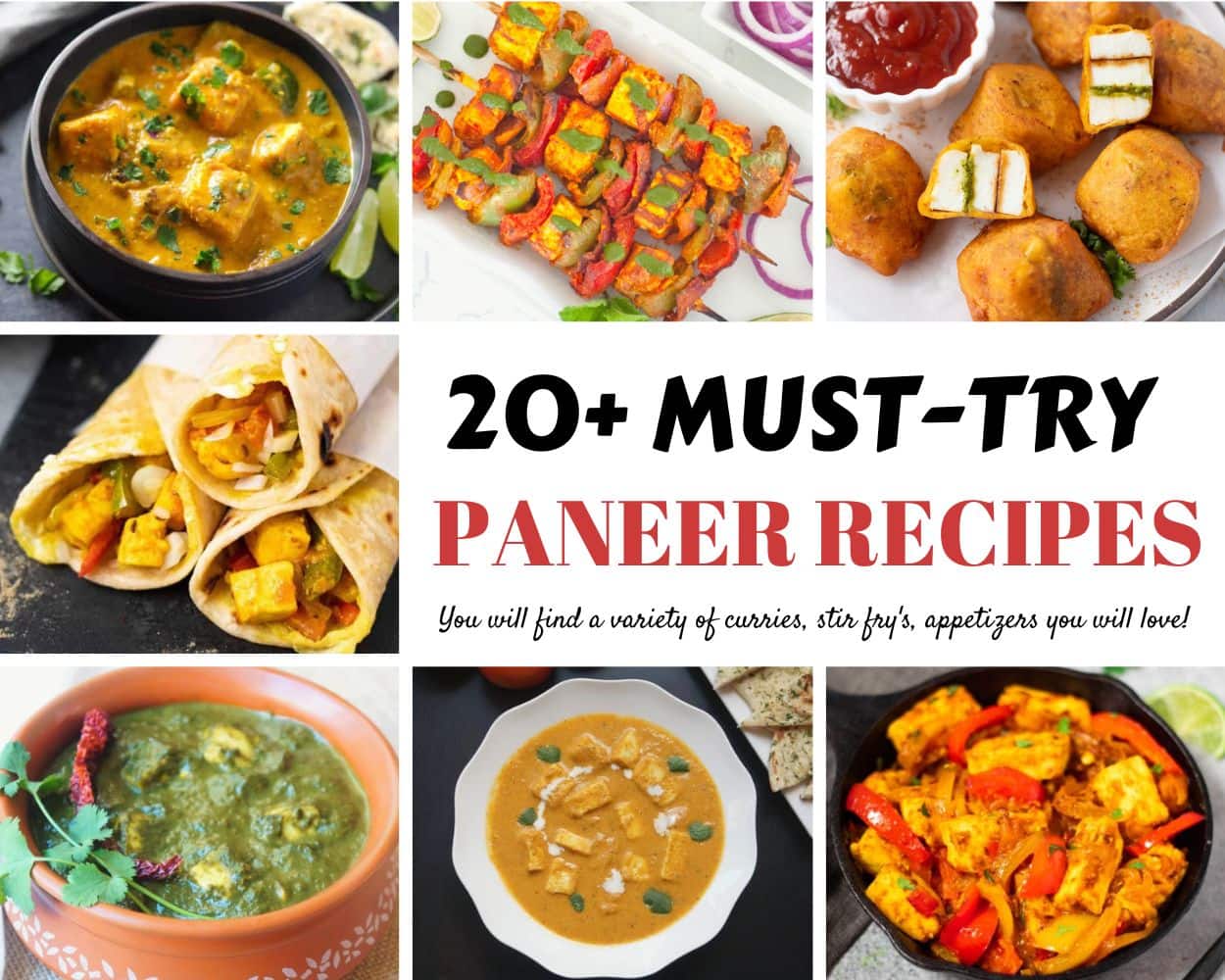 20+ Must-Try Paneer Recipes