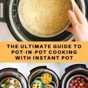 Instant pot Pot in Pot Cooking