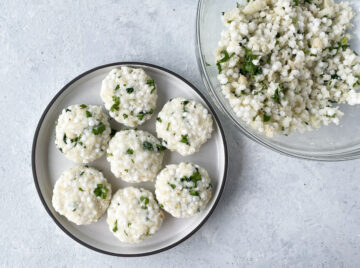 Sabudana vada ready to be fried
