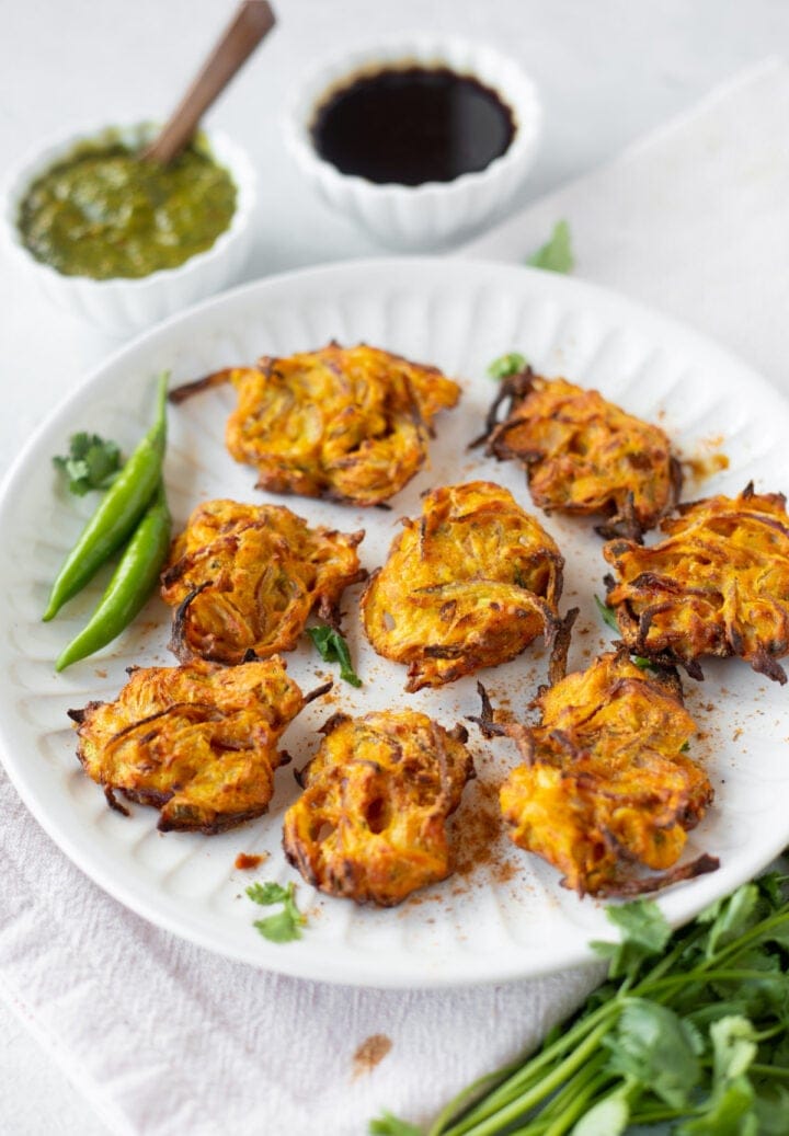 Air Fryer Pakora Piping Pot Curry