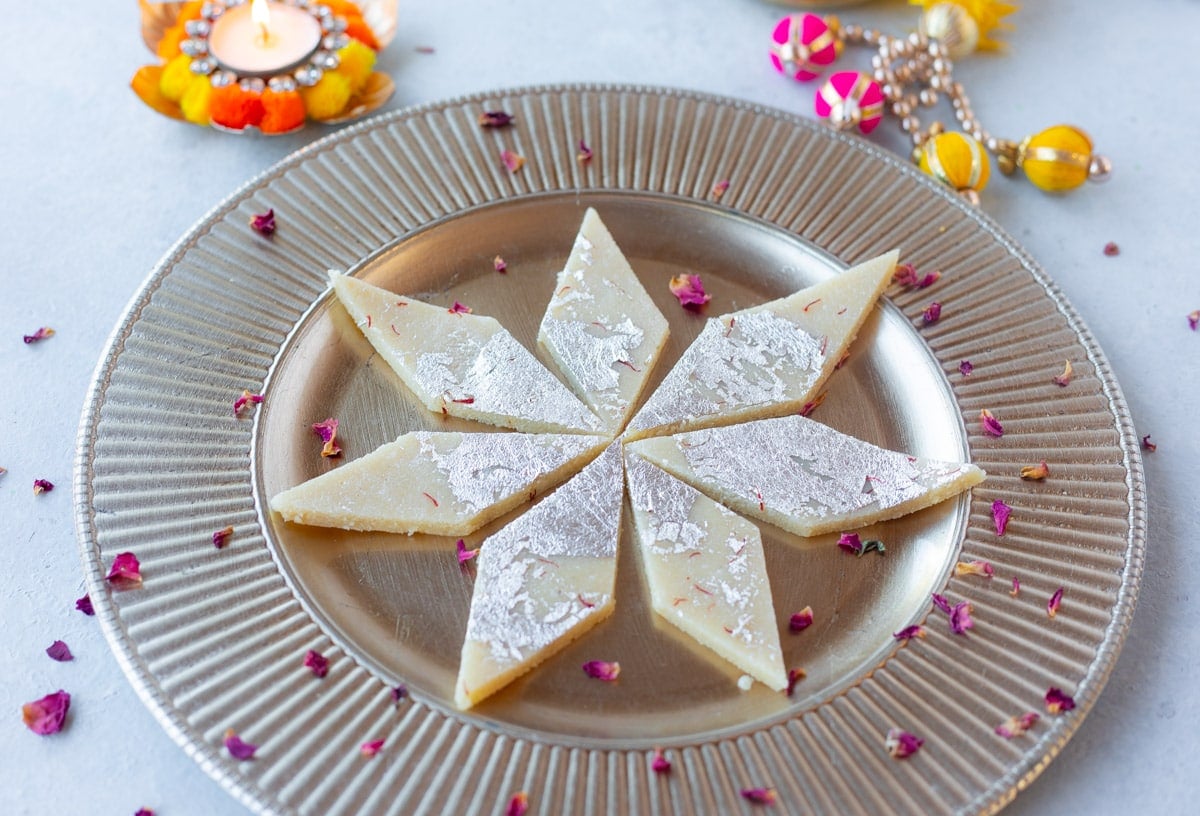 Badam Katli (with almond flour) - Piping Pot Curry