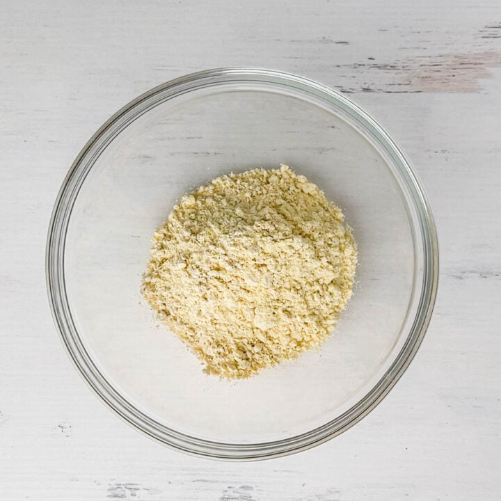 Add besan in a bowl