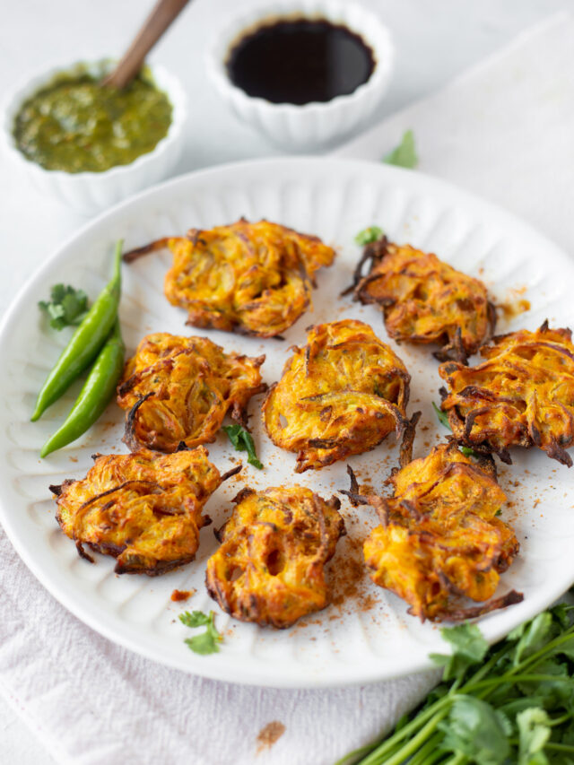 Air Fryer Pakora Piping Pot Curry