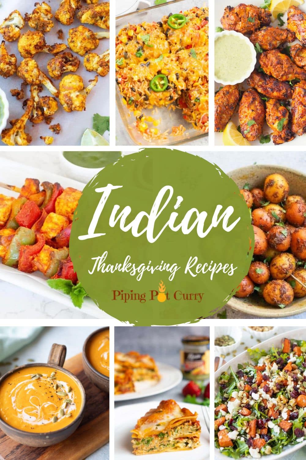 Indian Thanksgiving Recipes (+Dinner Menu) - Piping Pot Curry
