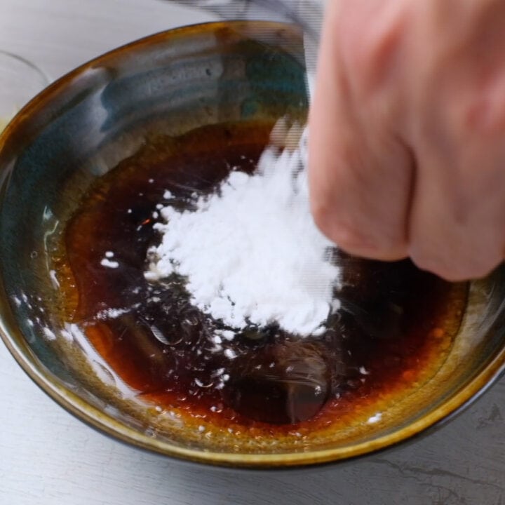 add Corn Starch to the bowl